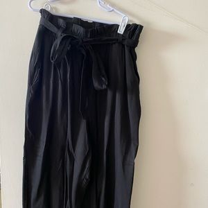 Lack paper bag pants